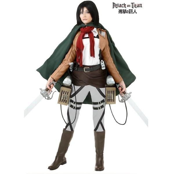 売り切り御免 進撃の巨人衣装ミカサ 未使用コスプレ衣装 コスプレ Labelians Fr