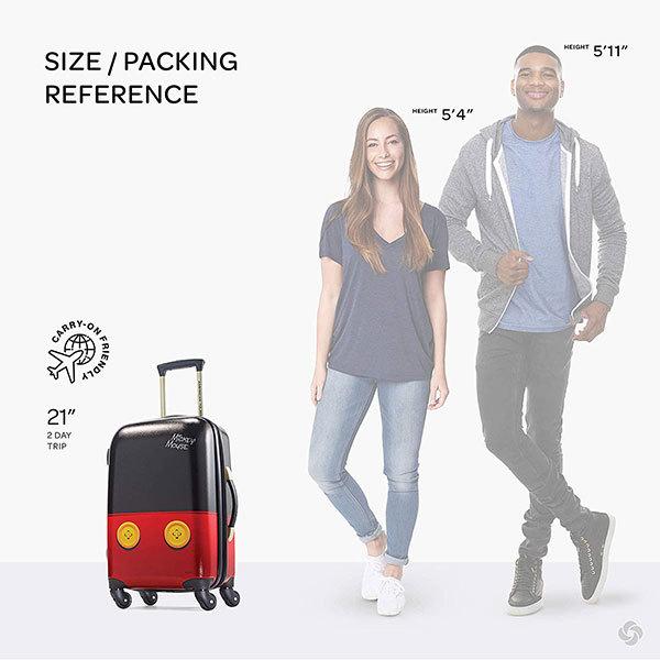 キャリーバッグ ディズニー ミッキー マウス ハードサイド スピナー 53cm Buyee Buyee Japanese Proxy Service Buy From Japan Bot Online