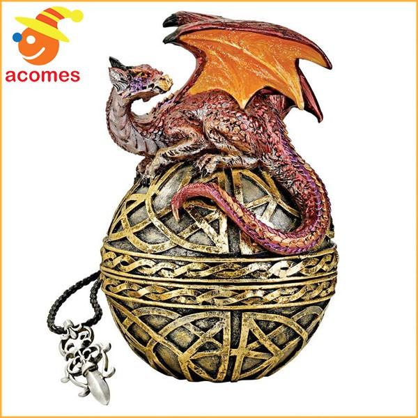 ドラゴン ケルト オーブ 飾り ゴシック デコレーション オブジェ ファンタジー 魔除け ゲームオブスローンズ アカムスyahoo 店 通販 Yahoo ショッピング