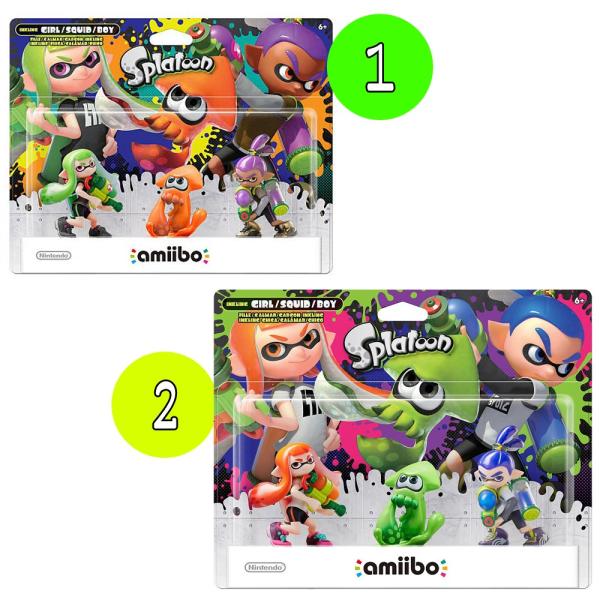 Splatoon スプラトゥーン Amiibo アミーボ 3体セット 海外版 フィギュア 人形 グッズ 任天堂3ds Buyee Buyee Japanese Proxy Service Buy From Japan Bot Online