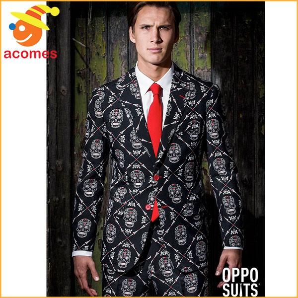 派手 スーツ オッポスーツ スカル 衣装 骸骨 大人用 ハロウィン パーティー イベント 出し物 芸人 舞台 ジョーク 目立つ 学祭 Oppo Suits ファンシースーツ アカムスyahoo 店 通販 Yahoo ショッピング