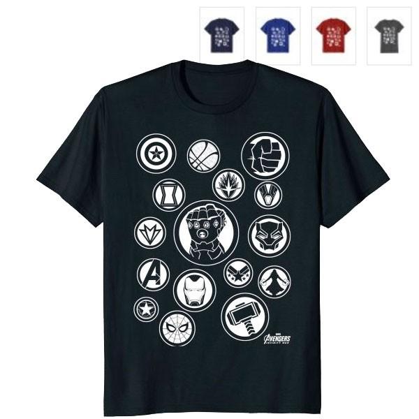 アベンジャーズ Tシャツ インフィニティ ウォー ヒーロー アイコン グラフィック メンズ 大人 マーベル 598 アカムスyahoo 店 通販 Yahoo ショッピング