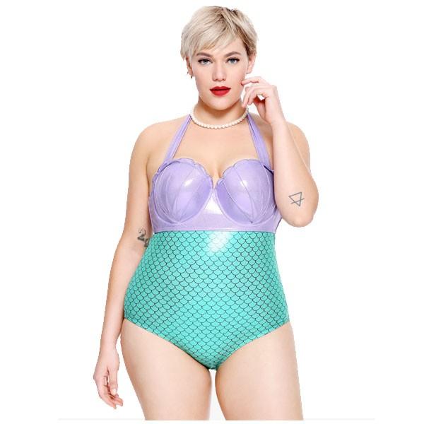 アリエル 水着 リトル・マーメイド ディズニー ガールズ プラス サイズ