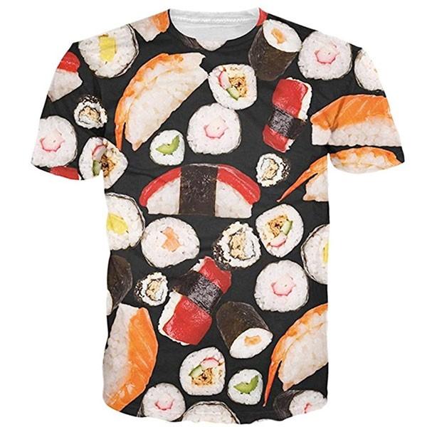 おもしろ ３ｄ ｔシャツ 寿司 男女兼用 3d Tシャツ アカムスyahoo 店 通販 Yahoo ショッピング