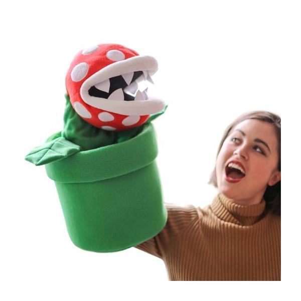 マリオ グッズ スーパーマリオ パックンフラワー 巨大パペット 指人形 クッション 癒し ぬいぐるみ テレビゲーム アカムスyahoo 店 通販 Yahoo ショッピング