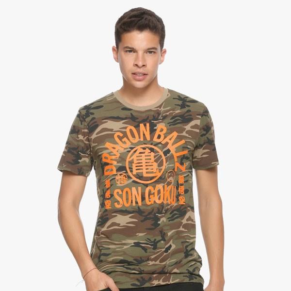 ドラゴンボール Tシャツ ドラゴンボールｚ 孫悟空 迷彩 ｔシャツ メンズ 大人 アカムスyahoo 店 通販 Yahoo ショッピング