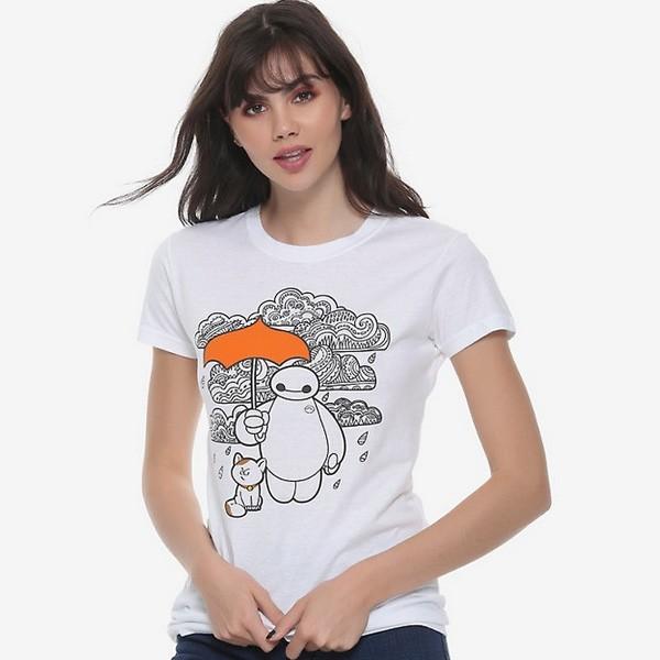 ベイマックス Tシャツ ベイマックス モチ ネコ レディース ガールズ ｔシャツ アカムスyahoo 店 通販 Yahoo ショッピング