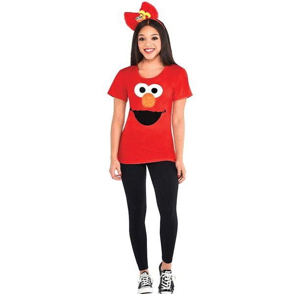 セサミストリート コスプレ エルモ 大人 Tシャツ コスチューム キット 衣装 アカムスyahoo 店 通販 Yahoo ショッピング