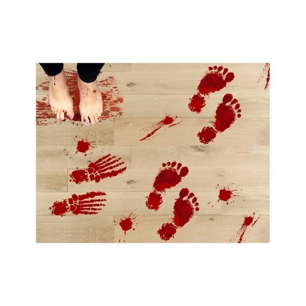 ハロウィン 飾り 足跡 血のり ステッカー 不気味 恐怖 怖い デコレーション アカムスyahoo 店 通販 Yahoo ショッピング
