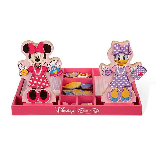 木製マグネット ディズニー ミニーマウス デイジー 着せ替えセット おもちゃ セット Melissa & Doug