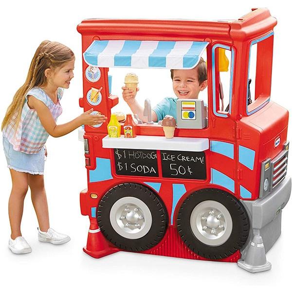 リトルタイクス 家 で 遊べる 遊び おもちゃ 子供 2イン1 ごっこ遊び フードトラックキッチン