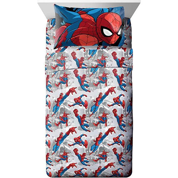 スパイダーマン グッズ シーツセット ダブルサイズ マーベル Spiderman Burst 子供 部屋 寝具 614 アカムスyahoo 店 通販 Yahoo ショッピング