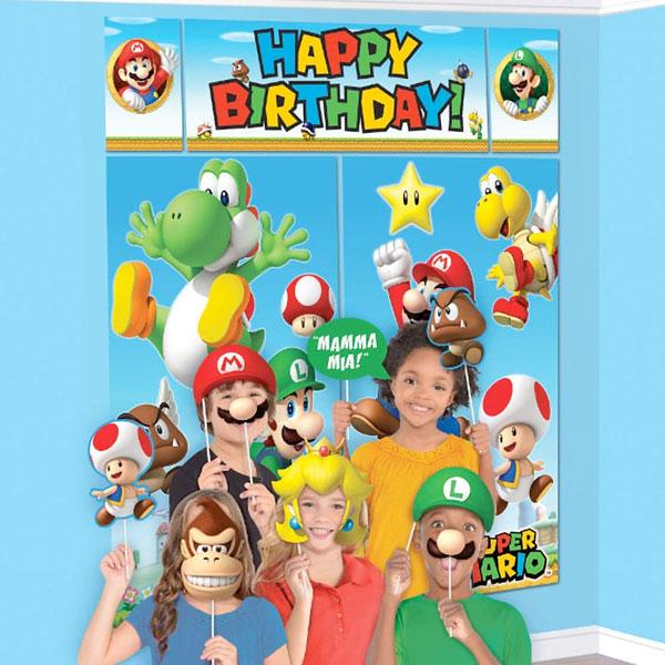 スーパーマリオ グッズ 誕生日 バナー デコレーション フォトプロップス 壁紙 バースデー パーティー 撮影 アカムスyahoo 店 通販 Yahoo ショッピング