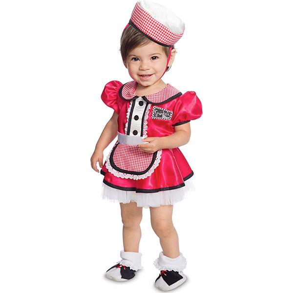 ウェイトレス コスプレ ダイナー ベビー 幼児 コスチューム お店屋さん ロールプレイ ごっこ遊び ハロウィン 仮装 衣装 アカムスyahoo 店 通販 Yahoo ショッピング
