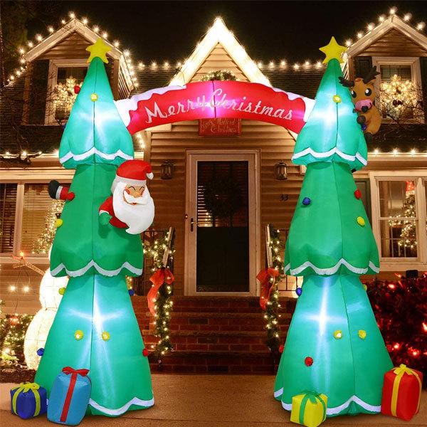 クリスマス 飾り 2 2m デコレーション Ledライト インフレータブル 膨らます イベント パーティー 庭 デコレーション 屋外装飾 サンタ トナカイ プレゼント アカムスyahoo 店 通販 Yahoo ショッピング