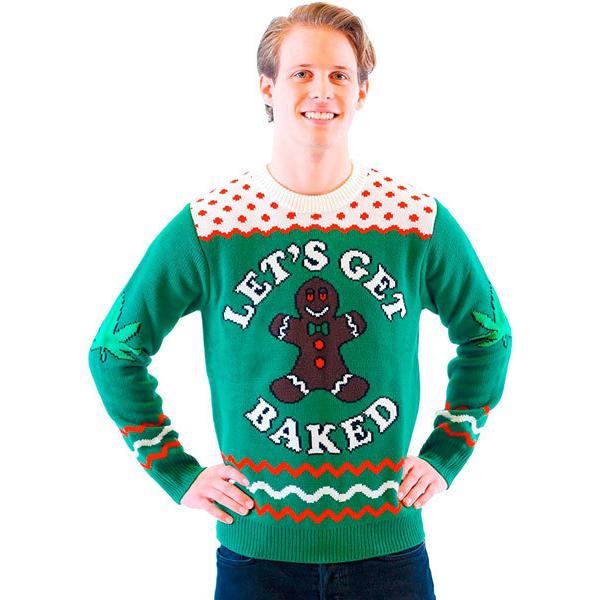アグリーセーター Let S Get Baked ジンジャーブレッドマン メンズ レディース クリスマス セーター 面白い ダサい 目立つ ニット 705 アカムスyahoo 店 通販 Yahoo ショッピング