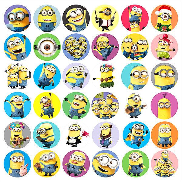 ミニオングッズ ステッカー シール ビニル 36枚セット 701 アカムスyahoo 店 通販 Yahoo ショッピング