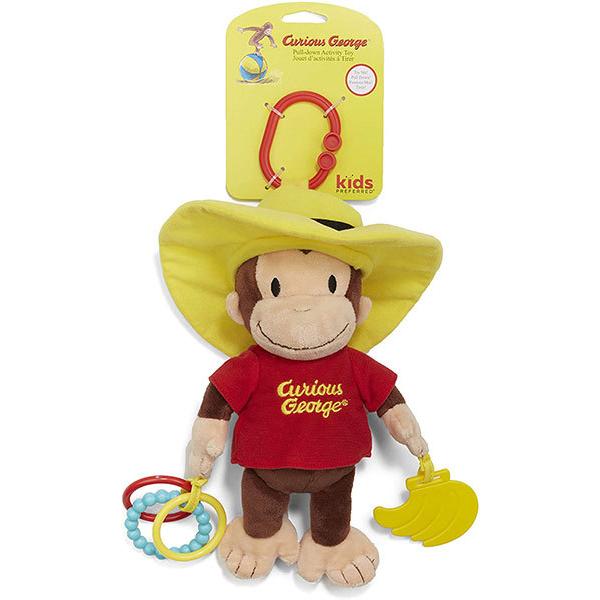 おさるのジョージ プルダウンぬいぐるみ ぬいぐるみ 子供 Gund 人形 おもちゃ 誕生日 クリスマス ギフト プレゼント イエローハット アカムスyahoo 店 通販 Yahoo ショッピング