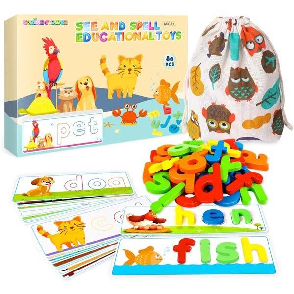 知育玩具 英語 アルファベット フラッシュ カード パズル ゲーム 入園 入学 祝い アカムスyahoo 店 通販 Yahoo ショッピング