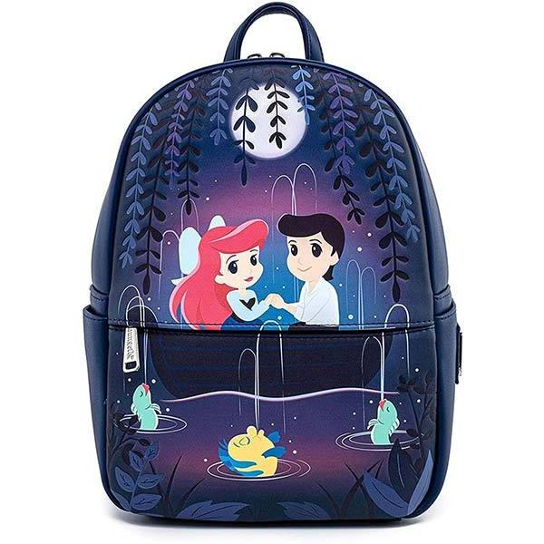 ディズニー リュック 母の日 アリエル 王子 ミニバックパック 合皮 レディース おしゃれ かわいい 小さめ バッグ リトルマーメイド ラウンジフライ Loungefly アカムスyahoo 店 通販 Yahoo ショッピング