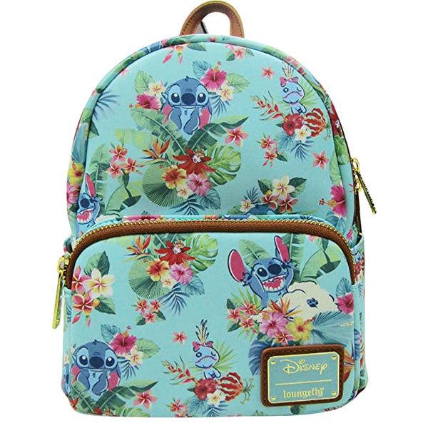 ディズニー リュック 母の日 スティッチ スクランプ ハイビスカス 水色 ミニバックパック 合皮 レディース おしゃれ かわいい 小さめ ラウンジフライ Loungefly アカムスyahoo 店 通販 Yahoo ショッピング