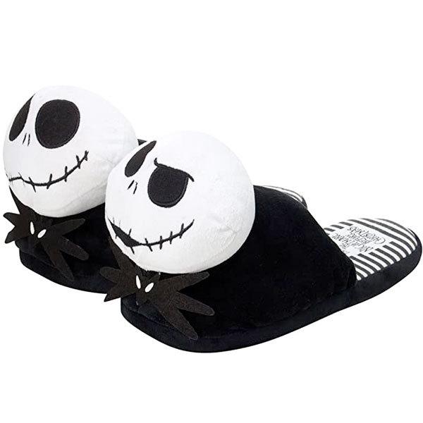 ナイトメアー ビフォア クリスマス グッズ あったか スリッパ 大人 ジャック スケリントン ぬいぐるみヘッド キャラクタースリッパ Slip On ディズニー アカムスyahoo 店 通販 Yahoo ショッピング