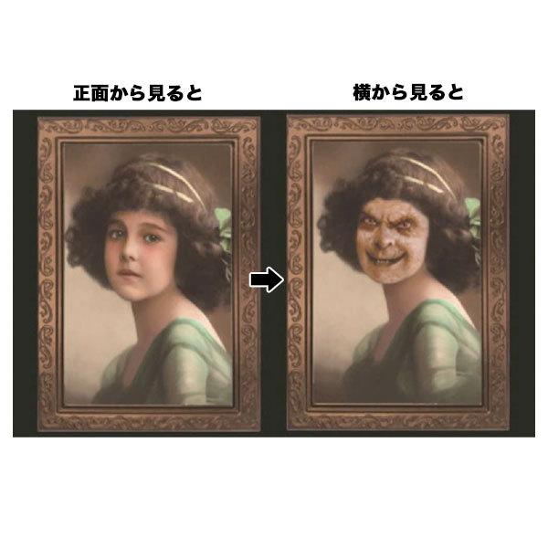 絵が変わる 額 怖い 飾り ホラーガール 女の子 ハロウィン デコレーション お化け屋敷 肝試し レンチキュラー ゴシック インテリア アカムスyahoo 店 通販 Yahoo ショッピング