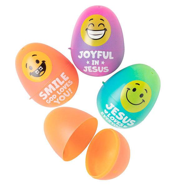 イースター エッグ 卵 72個 エッグハント カラフル スマイリー 十字架 教会 パーティ ジーザス イベント おもちゃ たまご タマゴ 750 アカムスyahoo 店 通販 Yahoo ショッピング