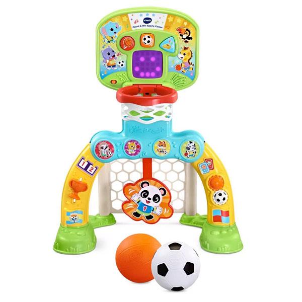 バスケット ボール サッカー Vtech カウント&ウィンスポーツセンター おもちゃ 室内 遊具 スポーツ 運動 英語 :77624:アカムス!店 通販 VTech スマートショット スポーツセンター
