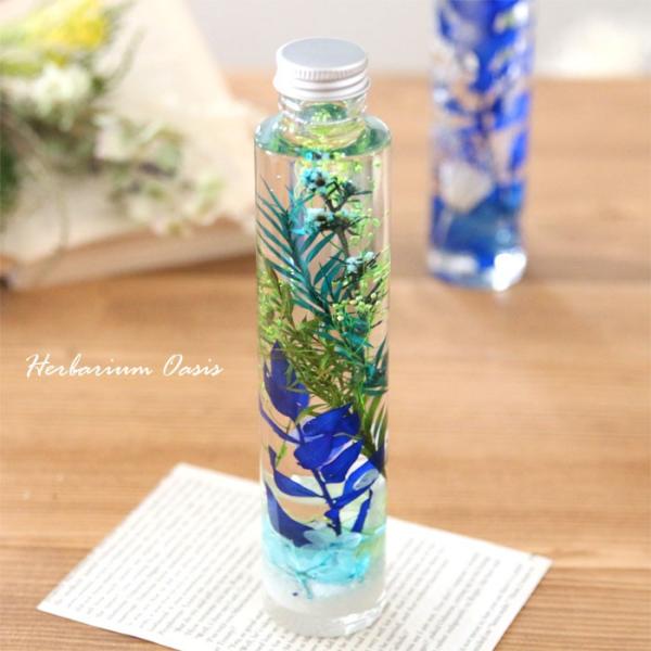 ハーバリウム オアシス Oasis 完成品 砂漠 グリーン 緑 水 自然 ブルー プレゼント ギフト 花 アレンジ 17208 ハーバリウム花材のお店acornstyle 通販 Yahoo ショッピング