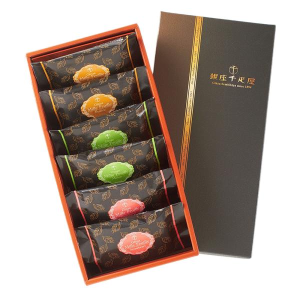 [Release date: January 8, 2026]銀座千疋屋 銀座ミルフィーユ 3種×各2個 計6個入 ケース販売 12箱ロット、送料無料（北海道は1100円、沖縄、離島配送不可）、2025年11月20日〜2026年2月28日お...
