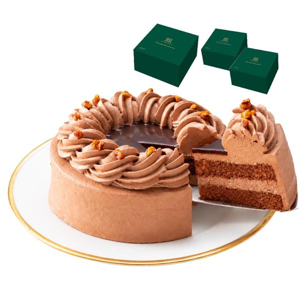 ケーキ 洋菓子 チョコレートケーキ デコレーションケーキ リーガロイヤルホテル ショコラデコレーション 4号 冷凍 ギフト 1個 2個セット
