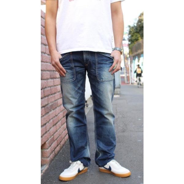 BLUE WAY �u���[�E�F�C 6-POCKET DENIM WORK PANTS 6�|�P�b�g �f�j�����[�N�p���c �I�[���h�u���[�u���[�`���H ���{�� �������� ���ʍē���!