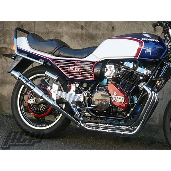プリティー製 CBX400F 極 タイプ2 4-2-1 マフラー メッキ プリティー製 CBX400F 極 タイプ2 4-2-1 マフラー メッキ