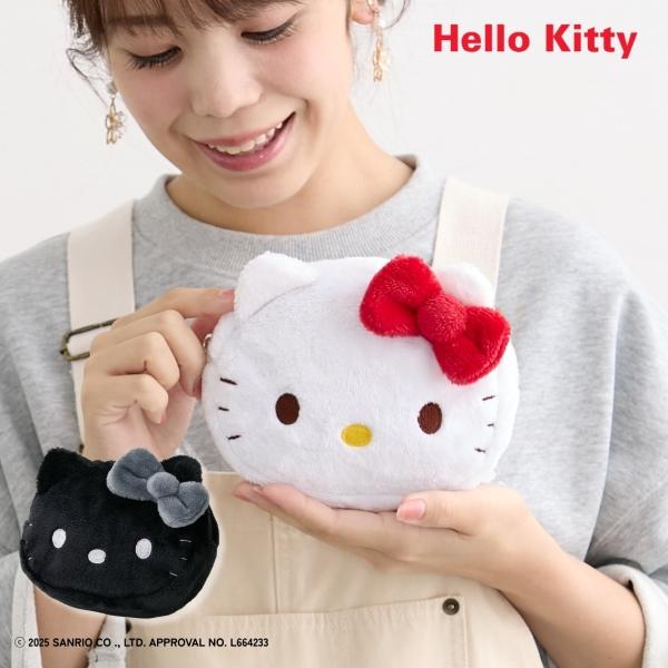 ハローキティ バッグ（鞄） Hello Kitty キティ フェイス型 ポーチ