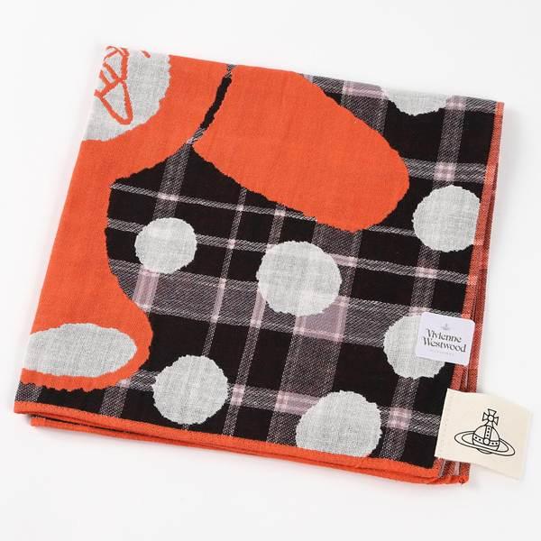 Vivienne WestWood大判ハンカチ すぐ届く 【Vivienne Westwood】BEAR 大判 ガーゼハンカチーフ