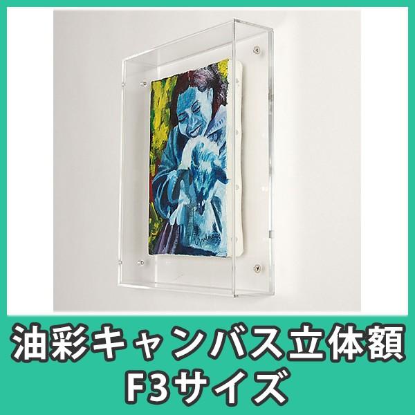 油彩キャンバス F3 額縁 壁掛け ケース ボックス 箱型 奥行 絵画 油絵 おしゃれ アクリル 油彩キャンバス立体額f3サイズ Ocf F3 アクリ屋ドットコムyahoo 店 通販 Yahoo ショッピング