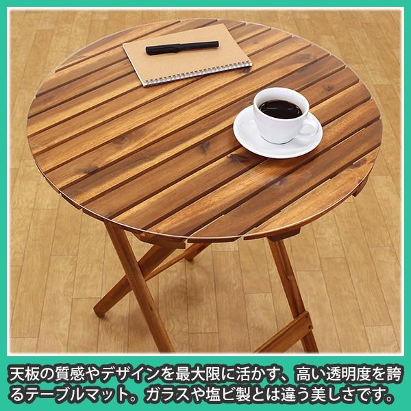 アクリル板 5mm 透明 クリア テーブルマット デスクカバー 保護シート 樹脂 円形 丸型『テーブルマット 直径600mm_5mm厚_クリア