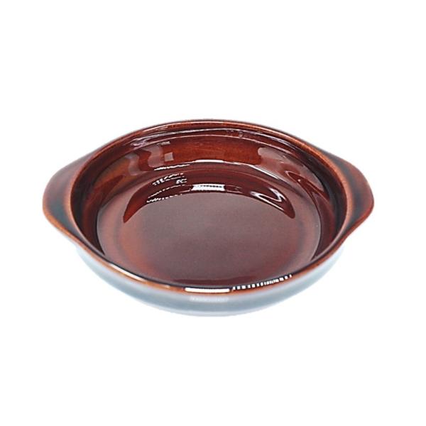 ■陶器 日本製 収納もすっきり スタッキング 15cm グラタン グラタン皿 アメ釉 茶色 ドリア　カフェ食器　業務用　ACSWEBSHOPオリジナル