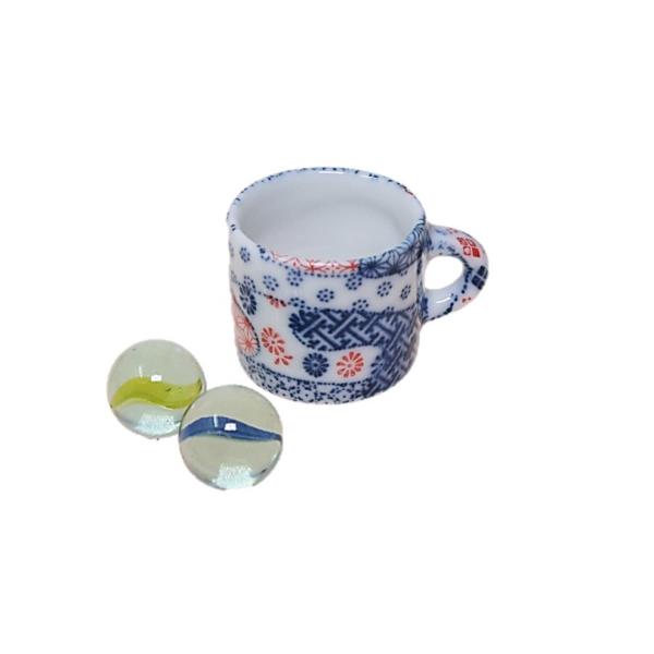 日本製　美濃焼　ACS WEB SHOP オリジナル商品電子レンジ　食器洗浄器OK　チャイナペイント、イングレーズOK材質：磁器　質感：つややか　サイズ：カップ3.2cm（最大横幅4.2cm持手部分含）　高3.1cm複数ルートにて販売商品の...
