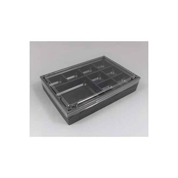 ACTA ワン折重81×55 フチ・H黒底・透明蓋セット 50組 : エーシー