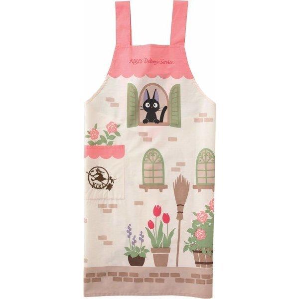 スタジオジブリ ジジ 魔女の宅急便 エプロン 保育士 キャラクター 窓辺