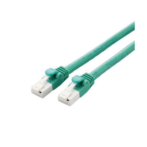 ELECOM LANケーブル [2.0m/Cat6A対応/スタンダード/爪折れ防止] 《グリーン》 (LD-GPAT/GN2/RS)