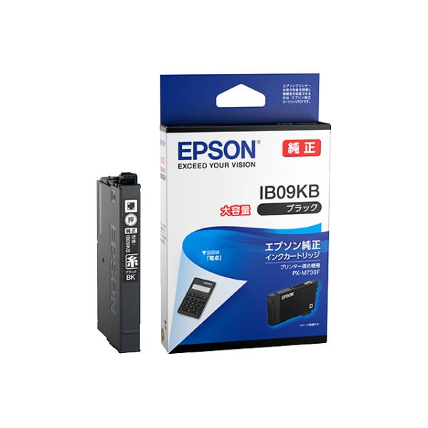 EPSON インクカートリッジ [電卓/大容量] 《ブラック》 (IB09KB)