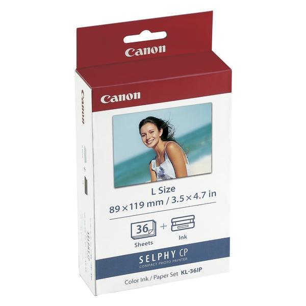 Canon カラーインク/ペーパーセット KL-36IP [Lサイズ] (7738A001)