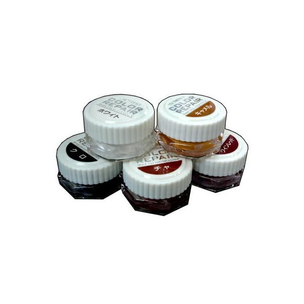 ■着色性のよい顔料を高濃度に配合した　補修専用クリームです。■ツヤ革靴の色むら・キズをカバーし、　汚れた靴をリフレッシュします■起毛革やエナメル革には使用出来ません。※パッケージ移行中の為、画像と異なる場合がございます。■内容量：9g