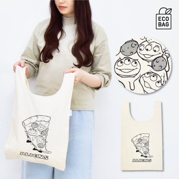 adwysd エコバック＋おまけ 水森亜土 ショルダーバッグ エコバッグセット ベージュ フラワー 亜土