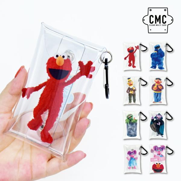 セサミストリート キーケース スマート キー 小物入れ クリアマルチケース Sサイズ レディース 女子 女の子 フック付き 透明 クリア Pvc Dejapan Bid And Buy Japan With 0 Commission