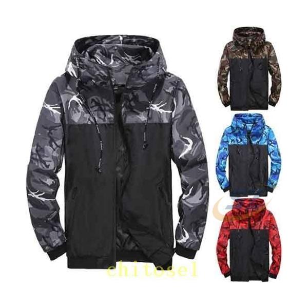 パーカー ジャケット メンズ アウトドア 軽量 カモフラ柄 ウィンドブレーカー ジップゾンチーフード付き 迷彩 服 防風マウンテン 快適 着回し おしゃれ