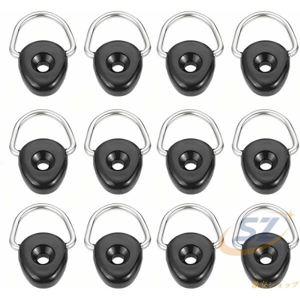 ユーティリティフック 荷掛けフック フリード 汎用 車用 荷室用 軽バンゾンチー丸型 12個セット 使いやすい 用途広い 快適 実用的 便利 選びやすい